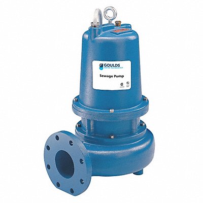 GOULDS WATER TECHNOLOGY WS5032D4 5 HP Sewage Ejector Pump 230VAC