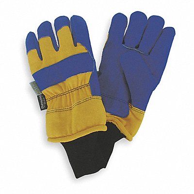 CONDOR 4NHA7 D1599 Cold Protection Gloves L Blue/Yellow PR