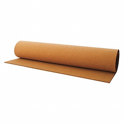GRAINGER 4NLY1 Cork Roll L 25 ft Plain Backing