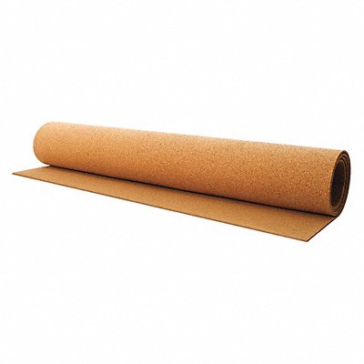 GRAINGER 4NLY3 Cork Roll L 20 ft Plain Backing