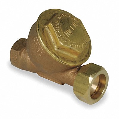 BELL  GOSSETT 17CV225 Steam Trap 25 psi Brass 1/2 in 2 Ports