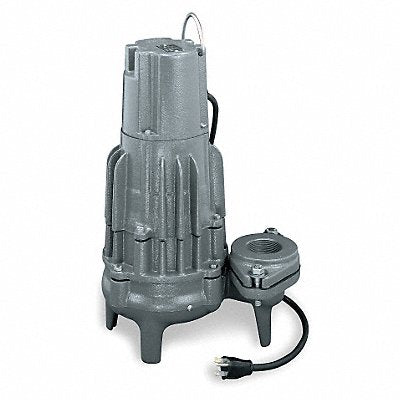 ZOELLER N292 1/2 HP Sewage Ejector Pump 115VAC