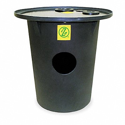 ZOELLER 310249 Sump Basin Cap. 18.0 gal Polyethylene