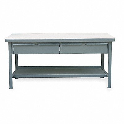 STRONG HOLD T48302DBUHMW Workbench Polyethylene 48 W 30 D