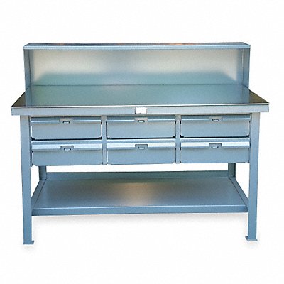 STRONG HOLD T7236RS6DBSSTOP Workbench SS 72 W 36 D