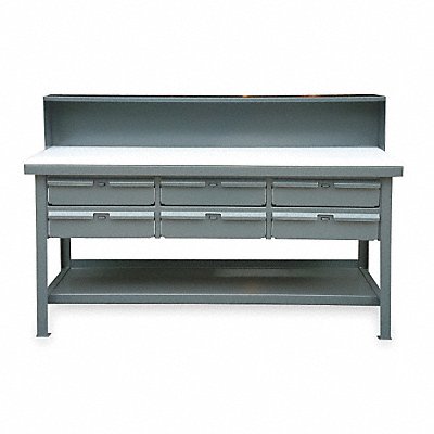 STRONG HOLD T7236RS6DBUHMW Workbench Polyethylene 72 W 36 D