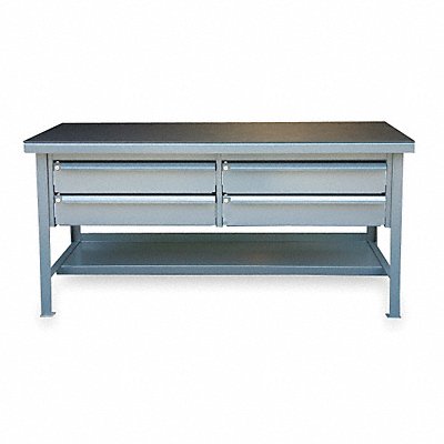 STRONG HOLD T72364DBKLABS Workbench ABS Plastic 72 W 36 D