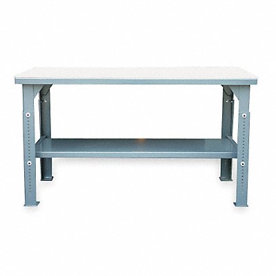STRONG HOLD T7236ALUHMW Workbench Polyethylene 72 W 36 D