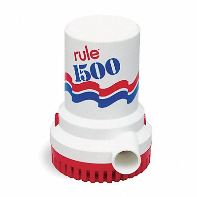 RULE 2 Electric Bilge Pump ABS 12VDC 1-1/8