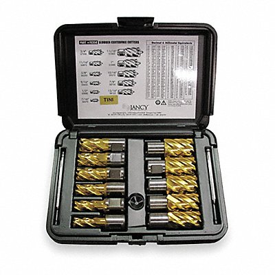 SLUGGER BY FEIN 63134999022 Annular Cutter Set 11pc M42 Cobalt