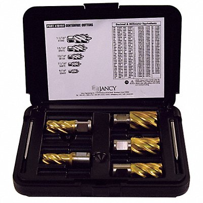 SLUGGER BY FEIN 63134999017 Annular Cutter Set 5pc M42 Cobalt