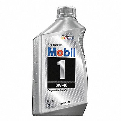 MOBIL 112628 Engine Oil 0W-40 Full Synthetic 1qt