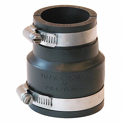 GRAINGER 1056215 Coupling PVC 2 x 1 1/2 in For Pipe Size