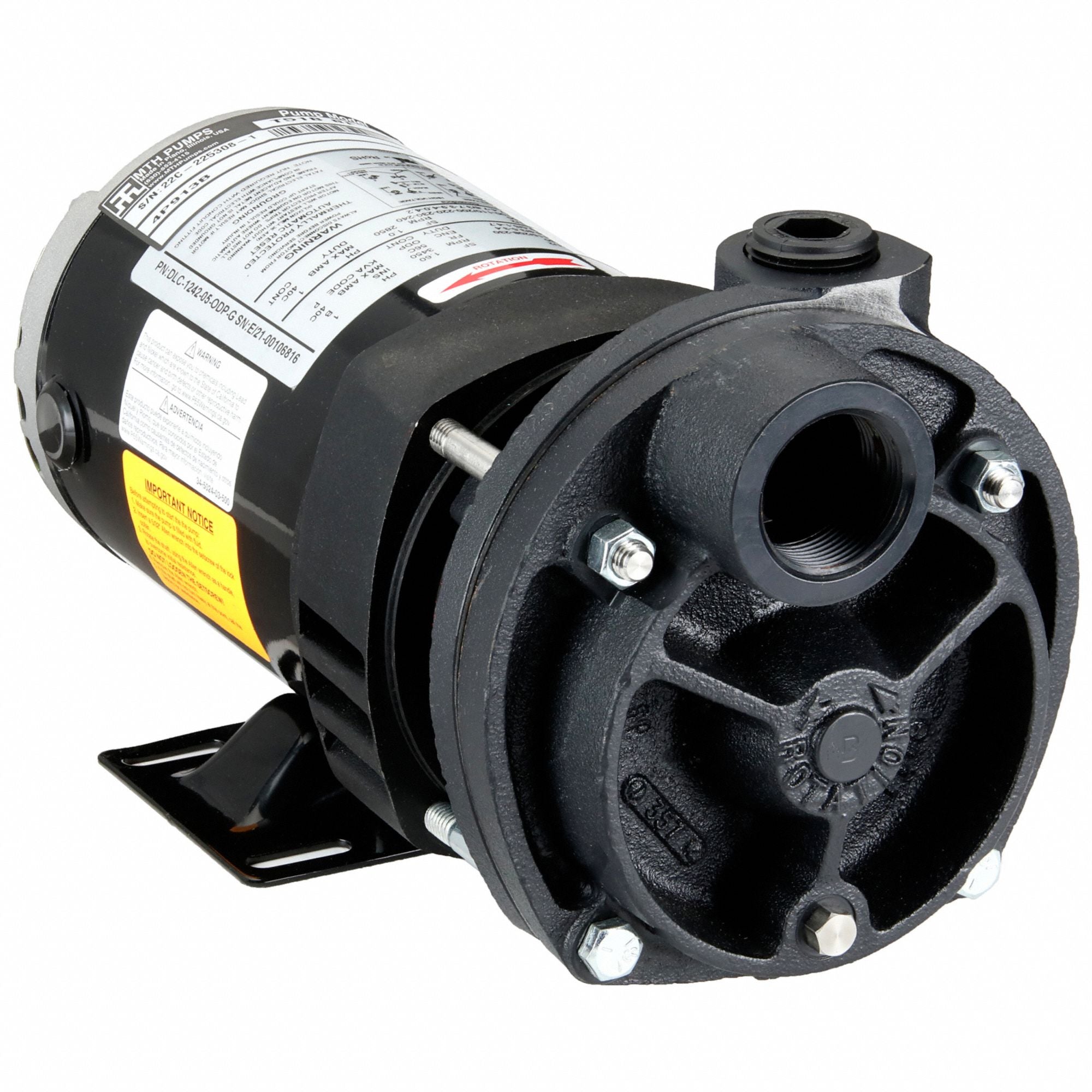 DAYTON 4P913 Pump Turbine 1/2 HP