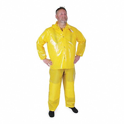 CONDOR 4PCJ8 D2293 Rain Jacket Unrated Yellow S