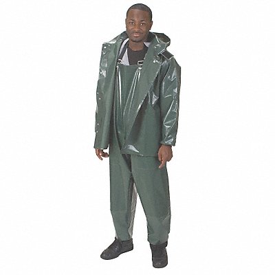 CONDOR 4PCN4 D2296 Rain Bib Overall Unrated Green L