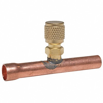 GRAINGER 4PDH6 1/4 Access Valve Union Tee PK2