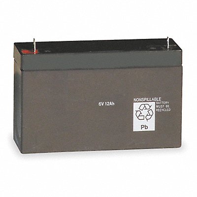 LITHONIA LIGHTING ELB0610 Battery 6V 168hr 6in Slip On