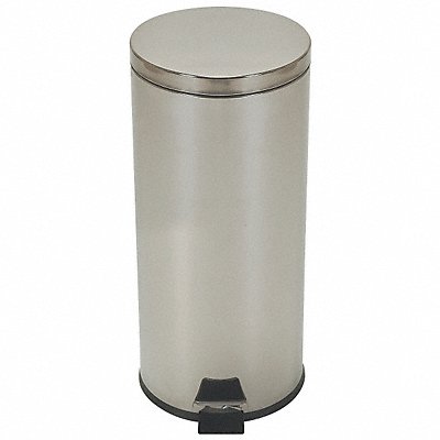 GRAINGER 4PGJ3 Medical Waste Container Silver 8 gal.