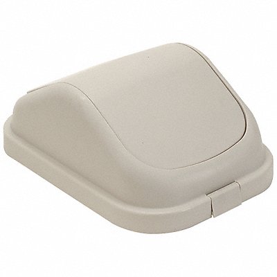 GRAINGER 4PGP2 Garbage Can Top Dome Swing Closure Tan