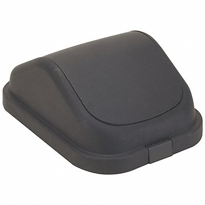 GRAINGER 4PGP5 Garbage Can Top Dome Swing Closure Black
