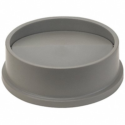 GRAINGER 4PGP7 Garbage Can Top Drop Top Swing Grey