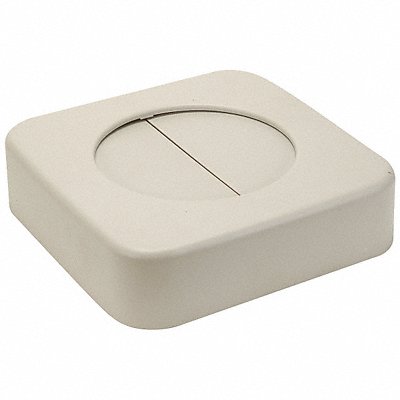 GRAINGER 4PGP9 Garbage Can Top Drop Top Swing Closure Tan