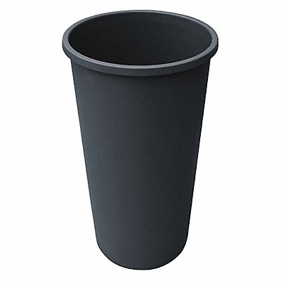 GRAINGER 4PGR7 Garbage Can Round 22 gal Grey