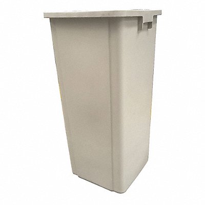 GRAINGER 4PGT1 D2124 Garbage Can Liner Square 23 gal Beige