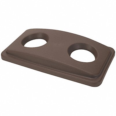 TOUGH GUY 4PGU3 Recycling Top Plastic Brown