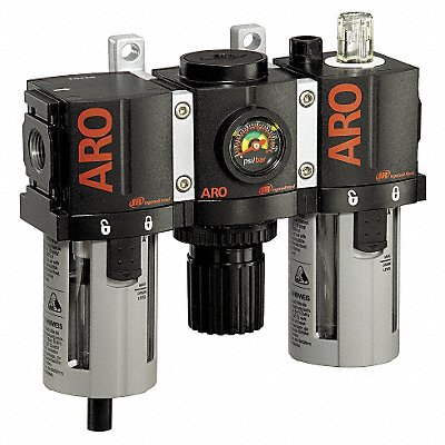 ARO C38231810 FRL 3 pcs 3/8 NPT 5 micron 85 cfm