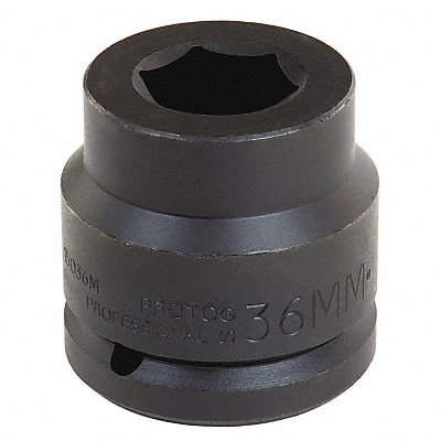 PROTO J15036M Impact Socket Steel Black Oxide 36 mm