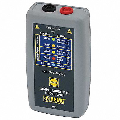 AEMC L261 Voltage Data Logger 0 to 600VAC/DC