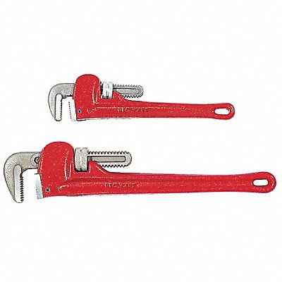 WESTWARD 4PL94 Pipe Wrench I-Beam Serrated 12  18