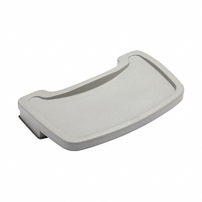 RUBBERMAID COMMERCIAL PRODUCTS FG781588PLAT Seating Tray 3 1/4 in H Platinum