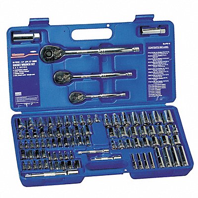 WESTWARD 4PM18 Socket Wrench St Chrome 12Pt 4 - 19 mm