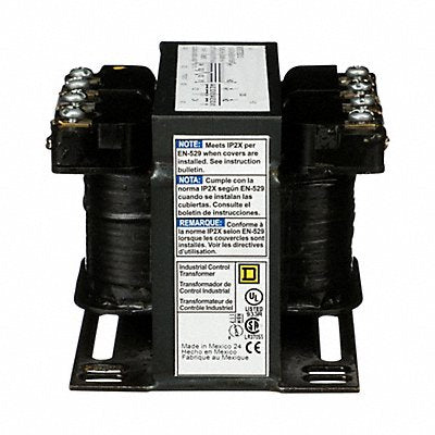 SQUARE D 9070T75D13 Control Transformer 75VA 12/24VAC