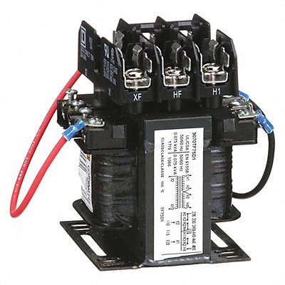 SQUARE D 9070TF75D1 Control Transformer 75VA 4.43 in H