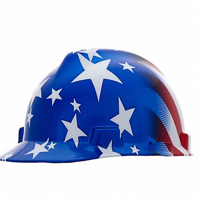 MSA 10052945 H0843 Hard Hat Type 1 Class E Ratchet Blue