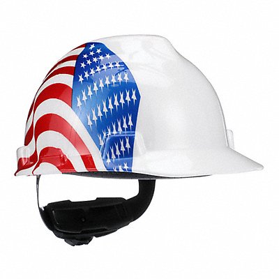 MSA 10050611 H0843 Hard Hat Type 1 Class E Ratchet White