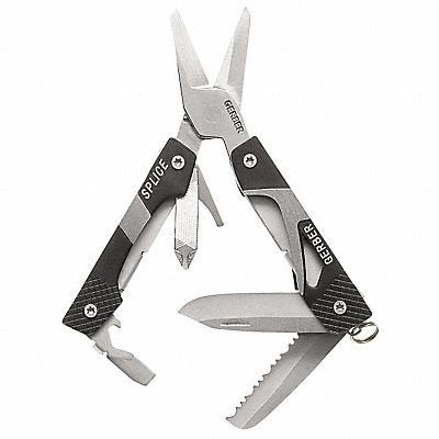 GERBER 31000013 Scissor Multi-Tool Black 8 Tools