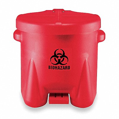 EAGLE 945BIO Biohazard Step On Waste Container