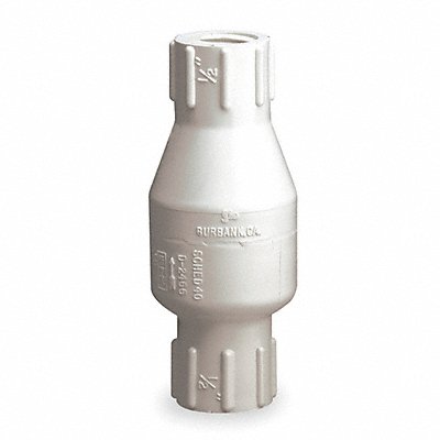 DAYTON 4RG69 Spring Check Valve 7.9375 in Overall L