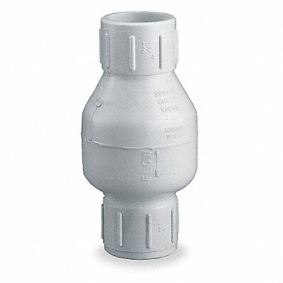 DAYTON 4RG71 Spring Check Valve 4.5938 in Overall L