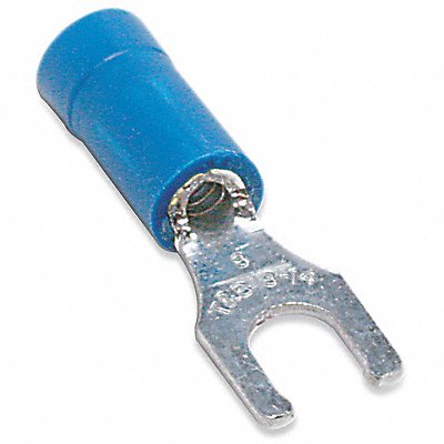 STA-KON 14RB6FL Fork Terminal Tin Copper Blue PK100