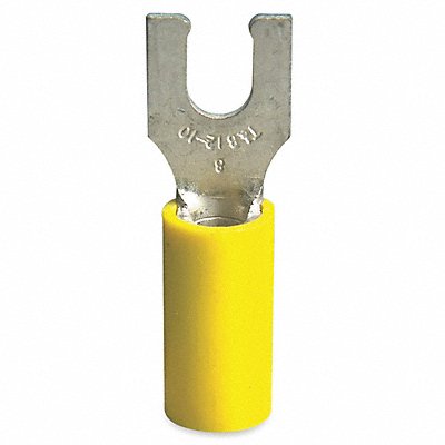 STA-KON 10RC8FL Fork Terminal Tin Copper Yellow PK50