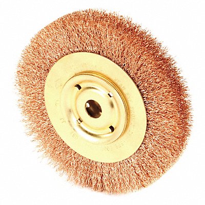 AMPCO WB44 Crimped Wire Wheel Brush Arbor 6 In.