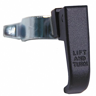 GRAINGER 4RPZ3 Compression Latch Nonlock Bl Powder Coat