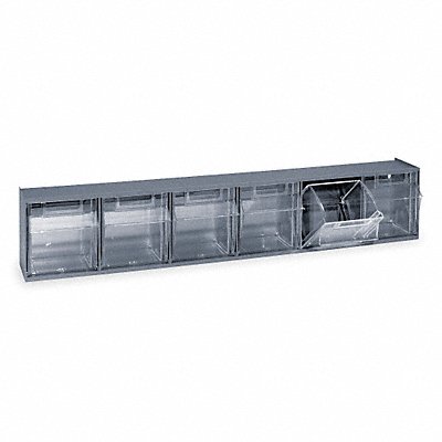 QUANTUM STORAGE SYSTEMS QTB306GY F1575 Tip-Out Bin Grey Unfinished 4 1/2 in