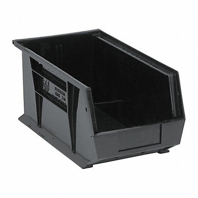 QUANTUM STORAGE SYSTEMS QUS240CO Hang and Stack Bin Black PP 7 in